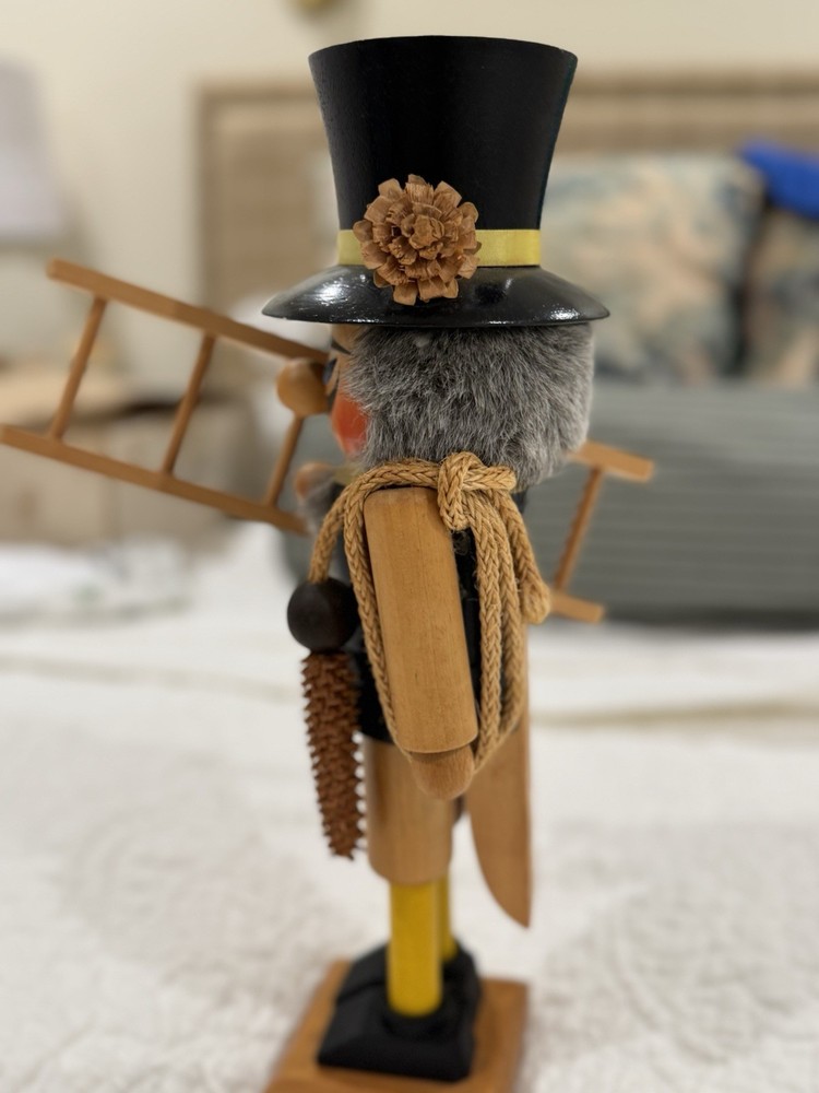 Steinbach (likely) Chimney Sweep Ladder Nutcracker 14.5 in Please Read