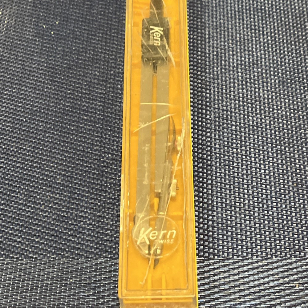 Kern Swiss Precision 6" Drafting Compass 4128 Drawing Engineering In Case