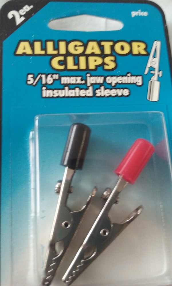 ALLIGATOR CLIPS REPLACEMENTS FOR METERS, LEADS, PROBES