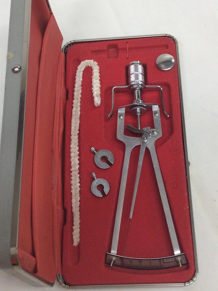 Vintage 1950s Schioetz - Tonometer Improved Made In Germany Original Case