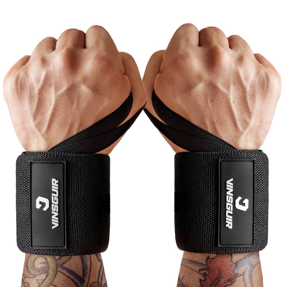Elastic Wrist Straps for Weightlifting and Working Out