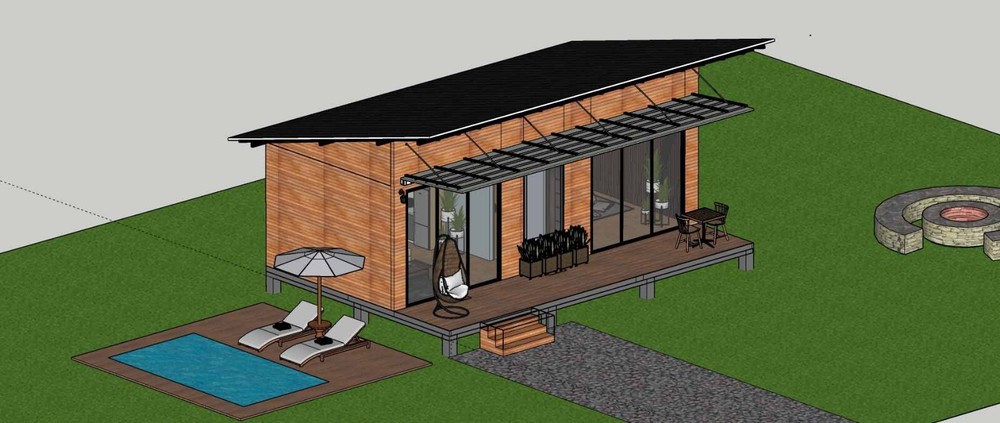 20' x 30' Custom Tiny home House Plan with 3D images