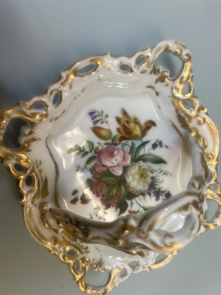 Porcelain Dish With Flowers