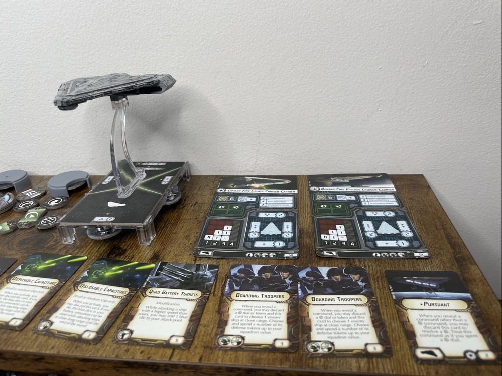 Star Wars Armada Imperial Light Carrier Quasar Complete