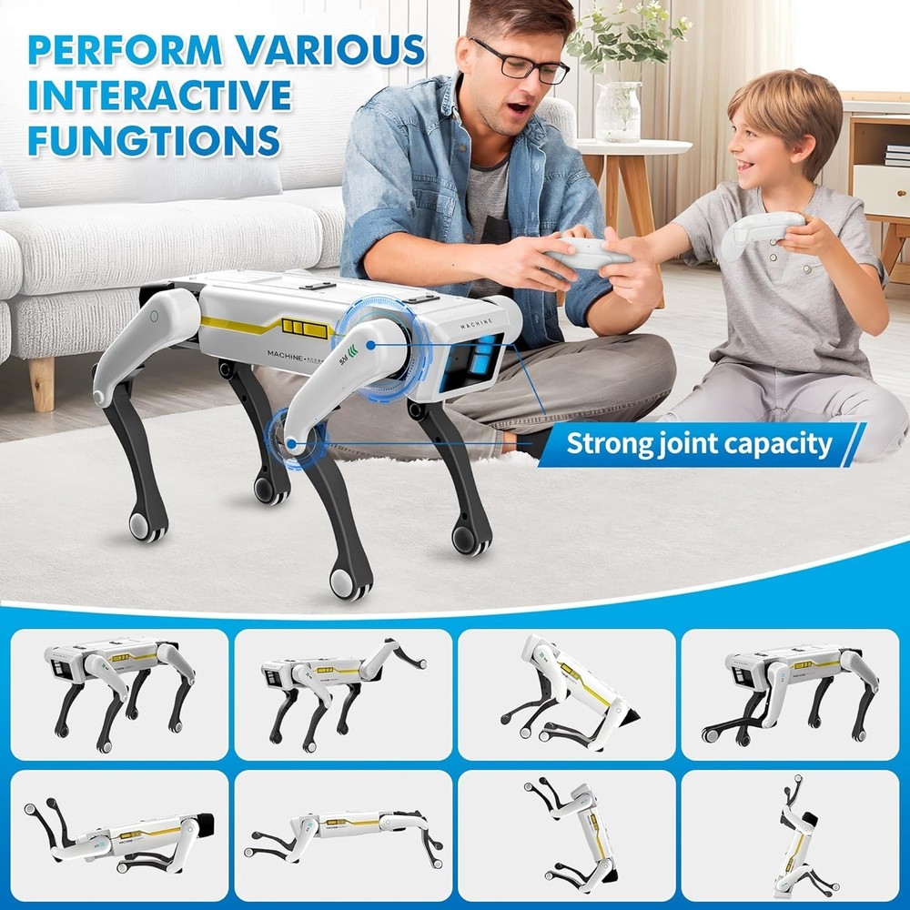 Smart Robot Dog - Interactive STEM Pet with Voice Control, 30+ Actions & APP ...