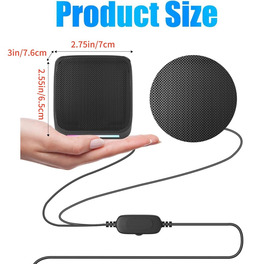 For Laptop 1 Pair USB Powered Computer Speakers with Easy Volume Control