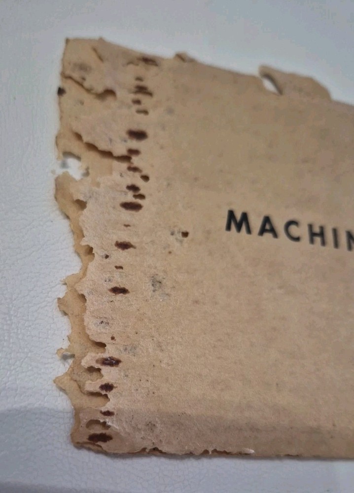 IBM Machine Load Computer & Descriptive Folder Slide Ruler 3 Pieces USA Vintage