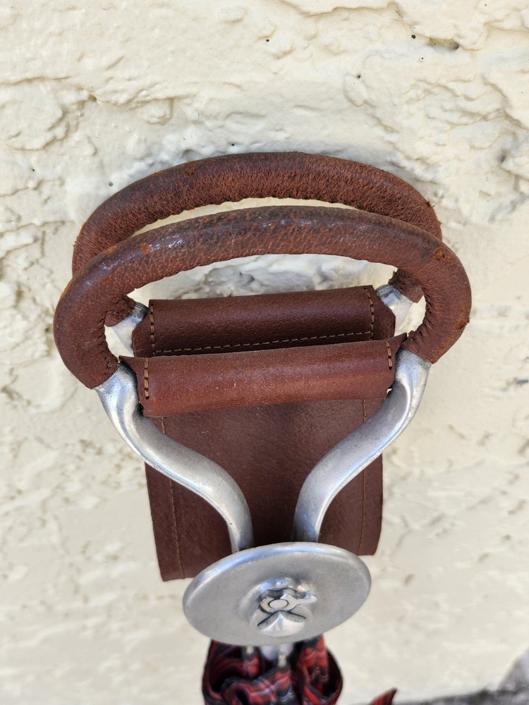 Golf Umbrella w/ Leather Seat