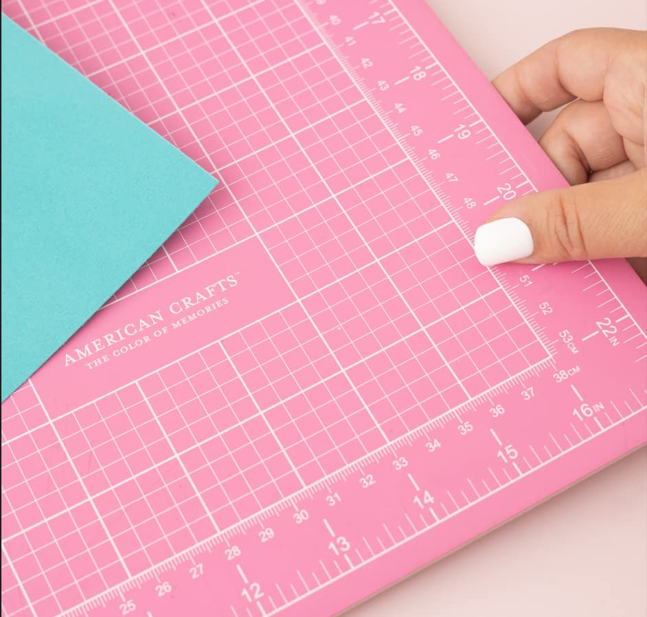 Pink Double-Sided -Healing Cutting Mat-18"X24"