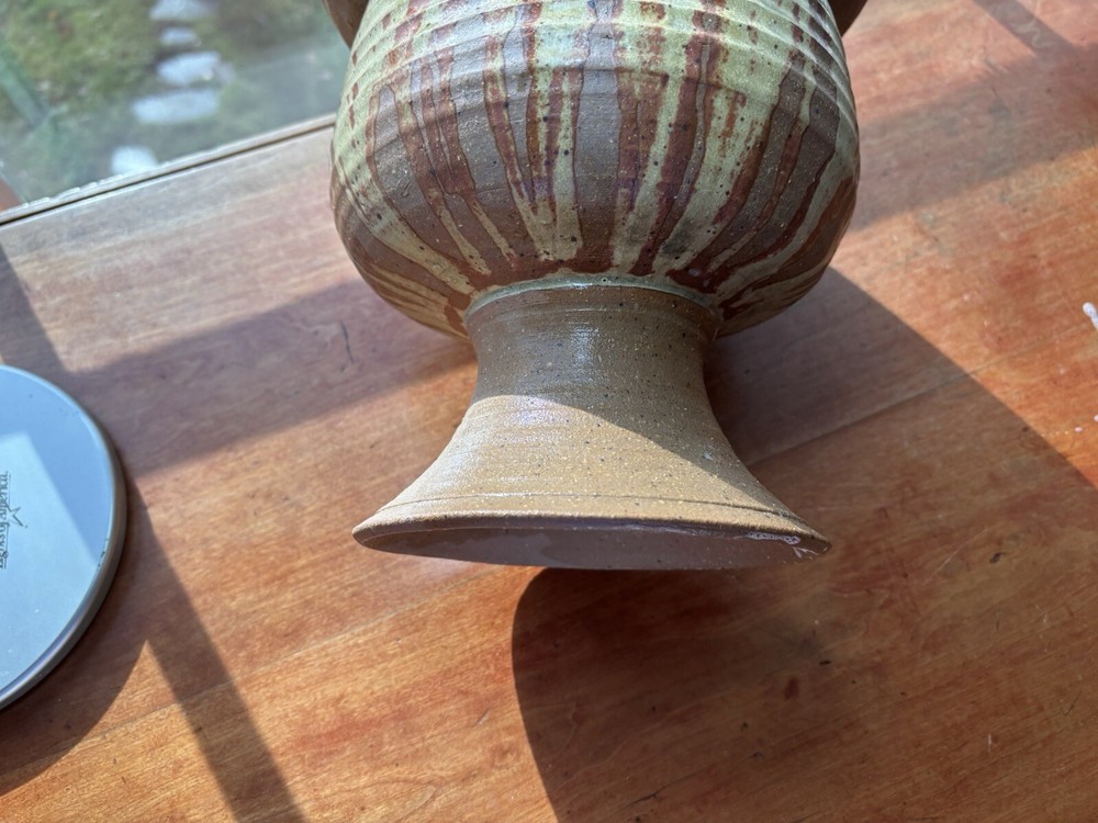 Studio Pottery Planter Artist Signed
