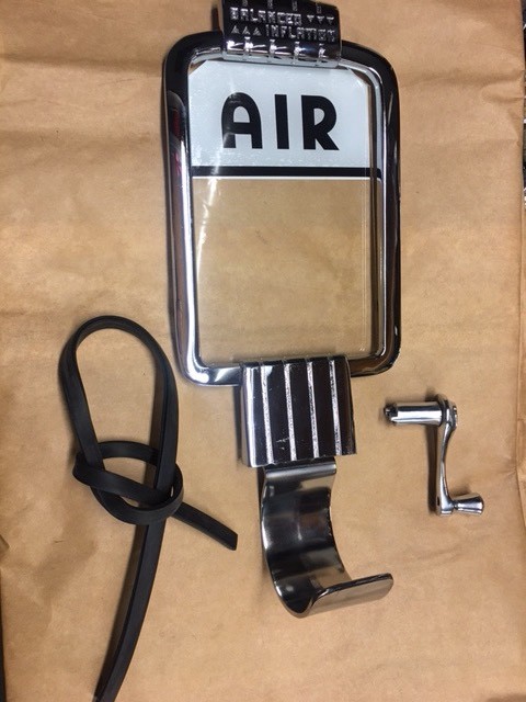 Eco Air Meter Chrome Face Plate kit with Crank Handle