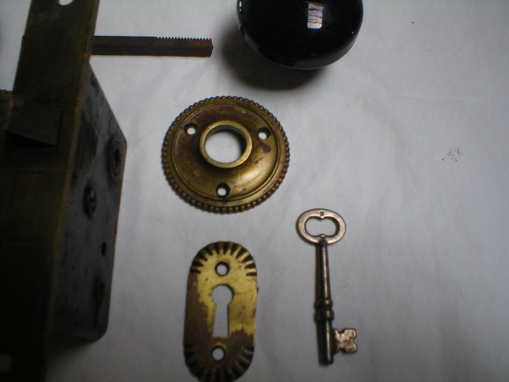 Antique Victorian Era Door Hardware