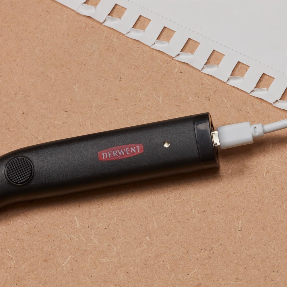 USB Rechargeable Eraser Pen Fine Lead Drawing Art Technical Erasing Compact