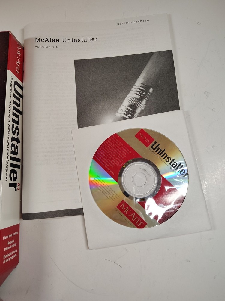 McAfee Uninstaller 6.5 (Rare)