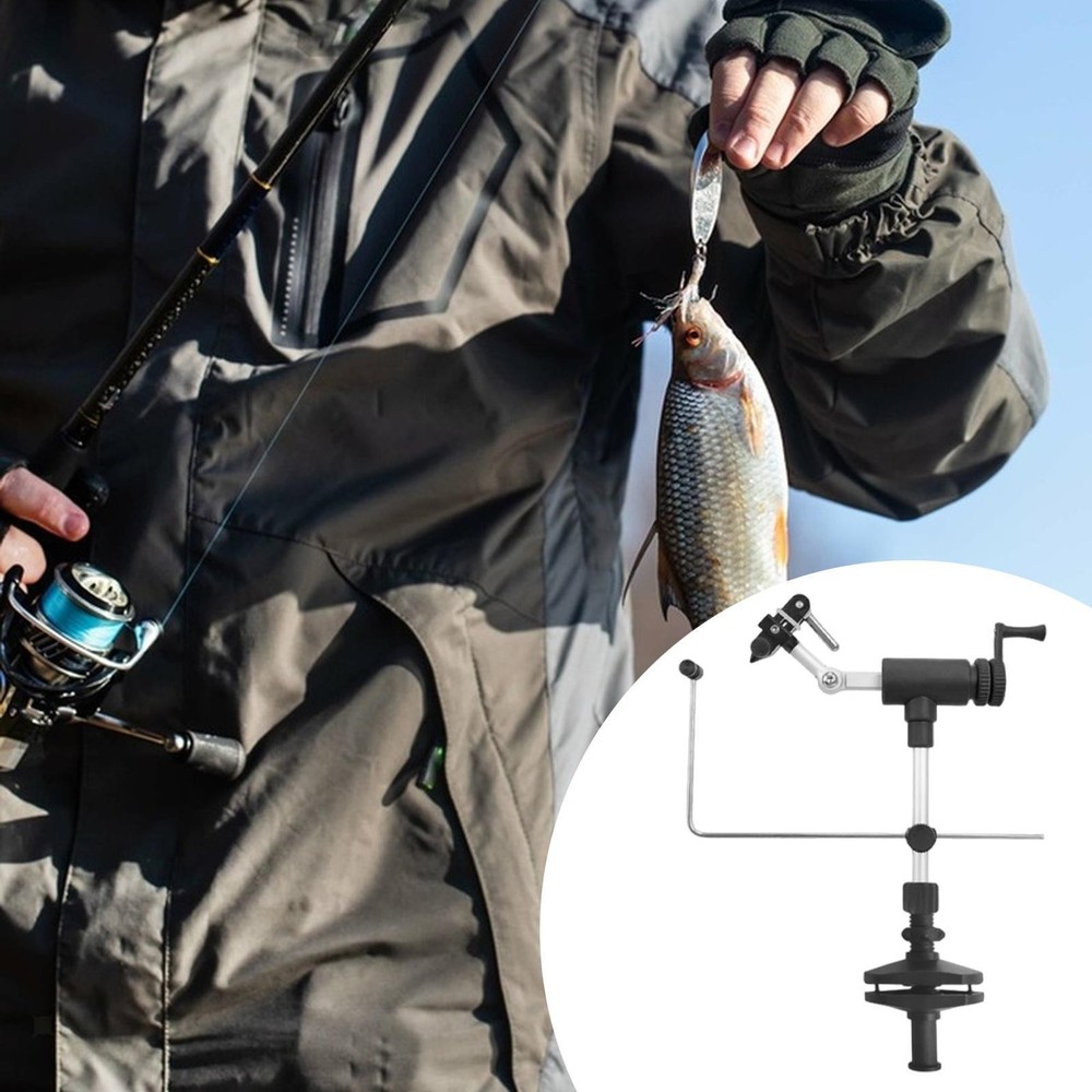 Rotary Fly Tying Vise Professional Portable Accessories Multiple Adjustments