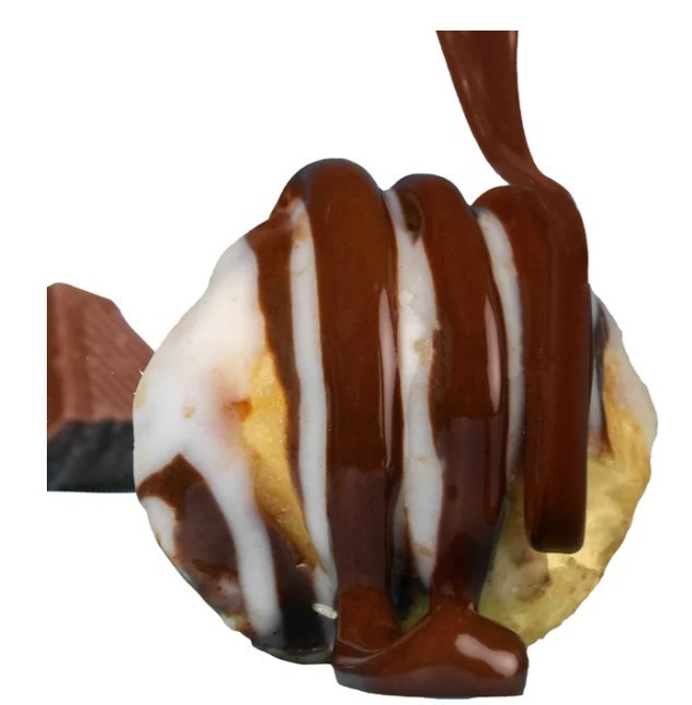 Popcornopolis Zebra Popcorn, Caramel Corn with Chocolate Drizzle, 24 oz