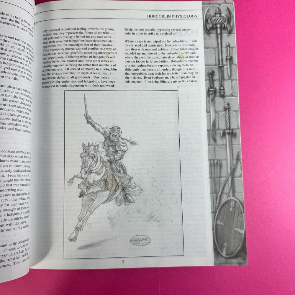 The Slayer’s Guide to Hobgoblins d20 Sys RPG Sourcebook MGP 0001 Mongoose 3rd Ed