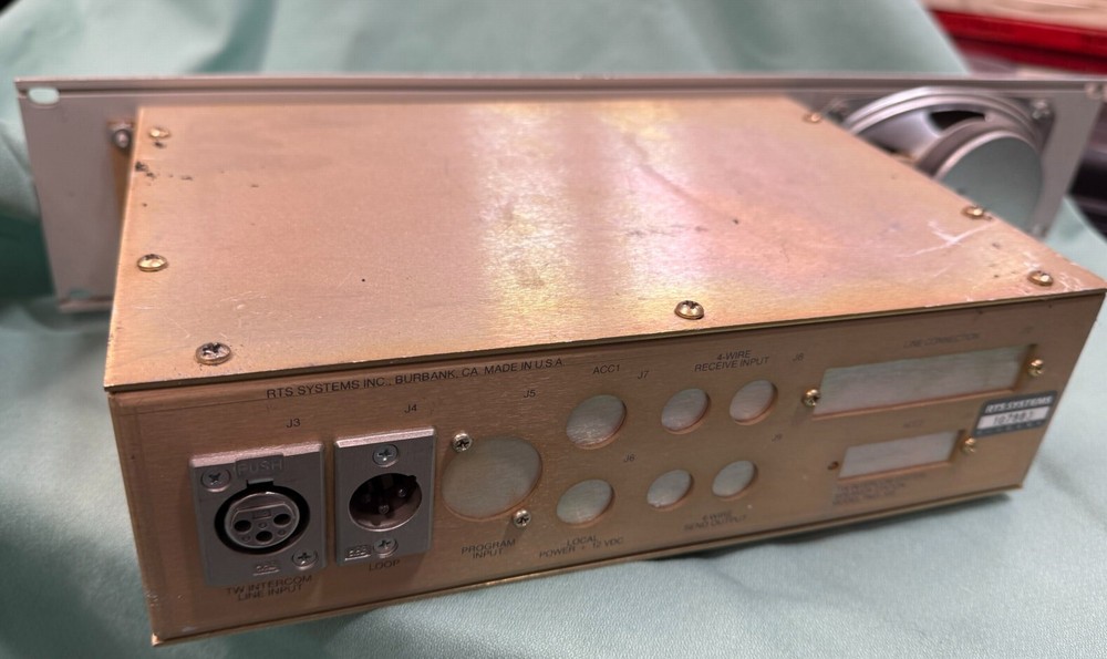 RTS Systems TW Intercom System RMS300 User Station Rack Mount Speaker