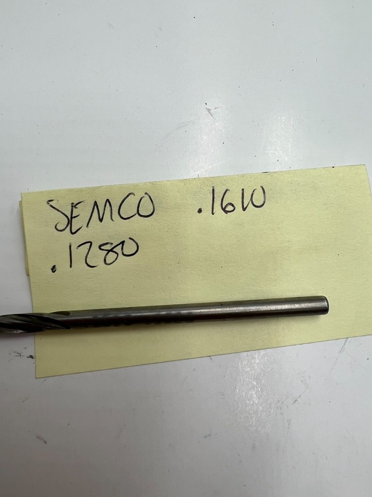 Semco Drill Bit 6" Length Double Margin .1610 X .1280 Diameter, Steel