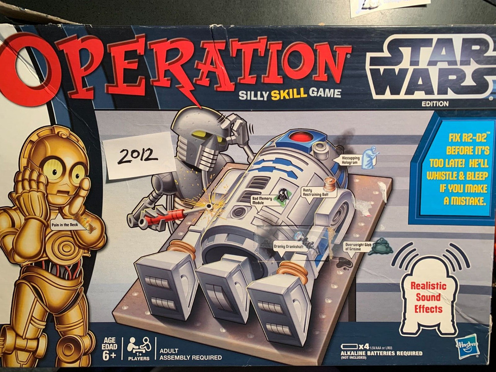 OPERATION STAR WARS Robotic Worry Wart 2012 GAME REPLACEMENT PIECE Hasbro