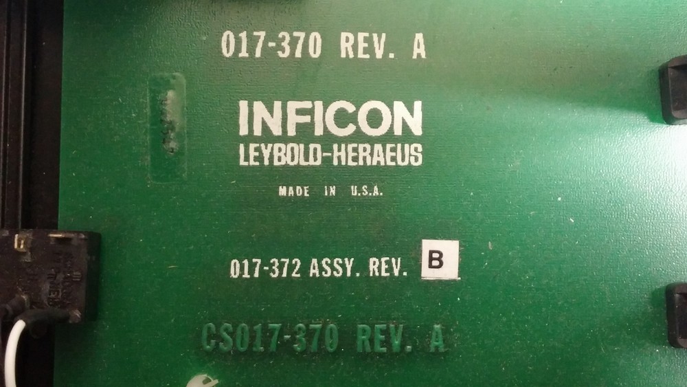 Inficon 017-450-G1 Quadrex PPC Gas Analyzer Controller