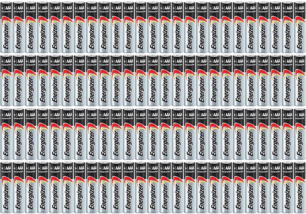 100 Energizer AAA Max Alkaline E92 Batteries Exp 2032