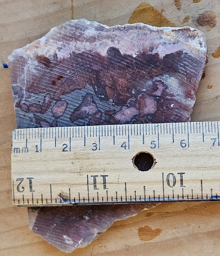 Agate End Cut Lapidary Slab 58 Grams
