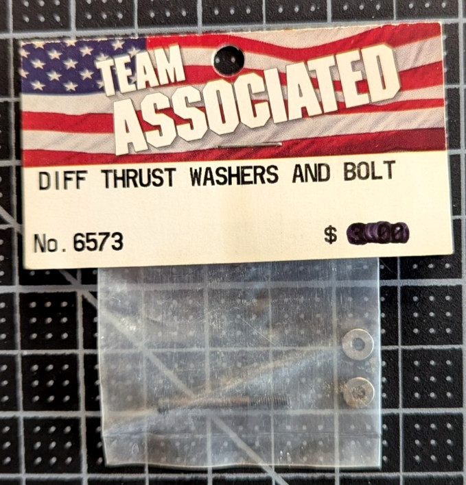 6573	Team Associated Diff Thrust Washers & Bolt ASC6573