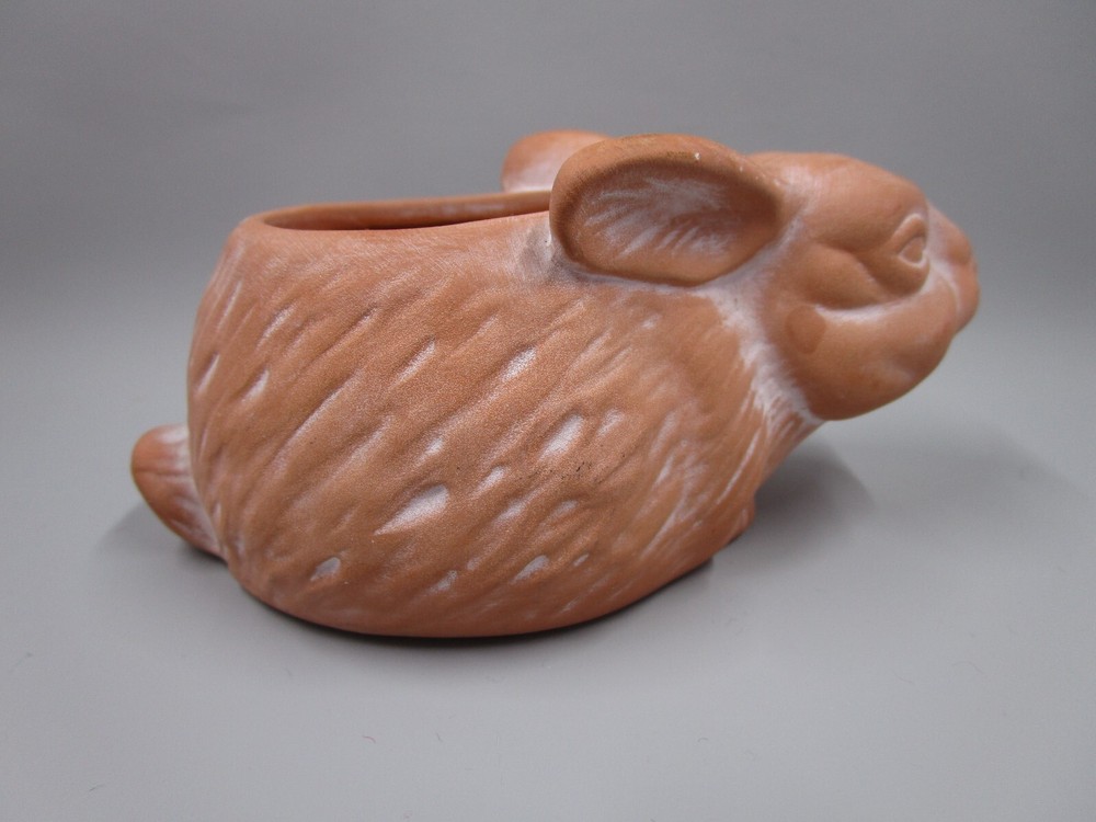 CBK LTD Bunny Rabbit Terra Cotta Clay Planter Candle Holder