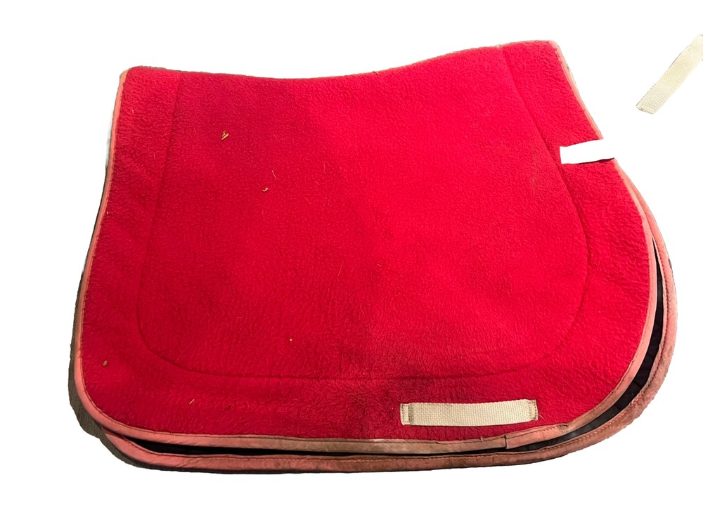 HOT PINK Solid Fleece Saddle Pad Hunter AP Excellent Condition