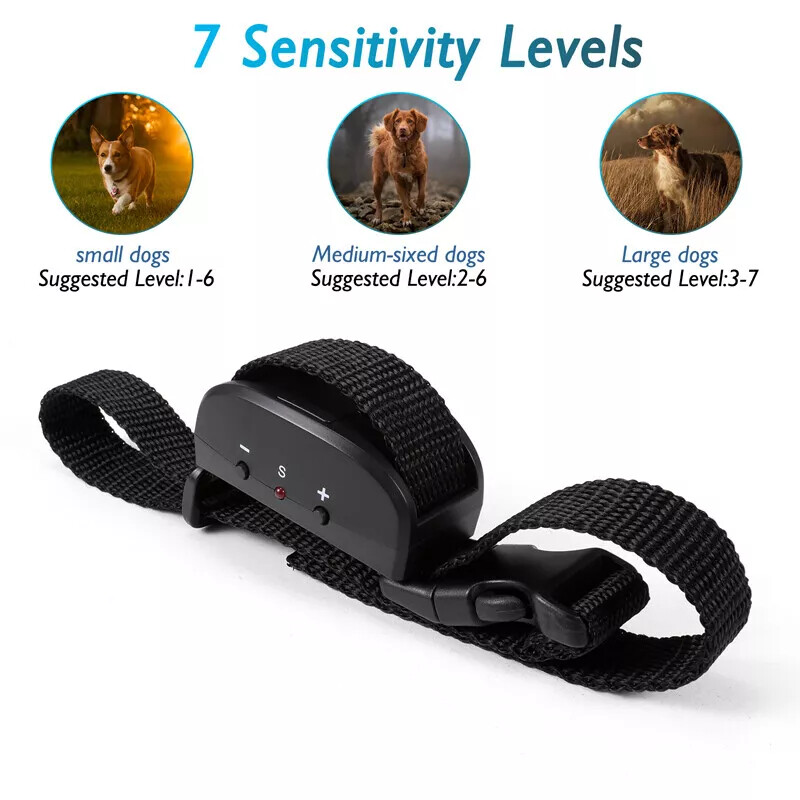 Automatic Anti Bark barking Device Small Medium Large Dog Shock Training Collar