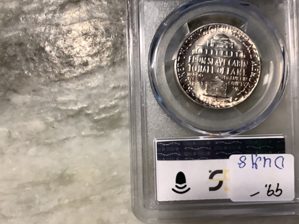 1946-D Silver Booker T Washington Half Dollar Commemorative MS 65