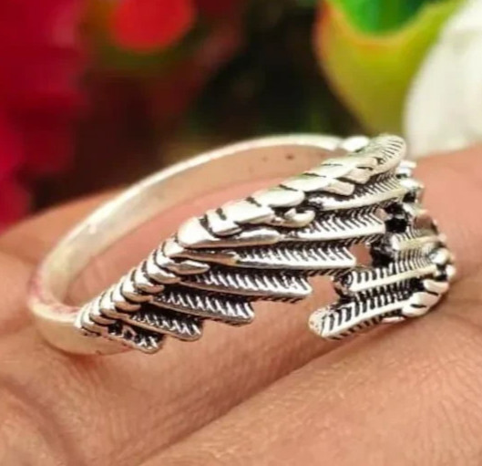 Handmade Sterling Silver Wave Ring: Minimalist Adjustable Ocean Jewelry