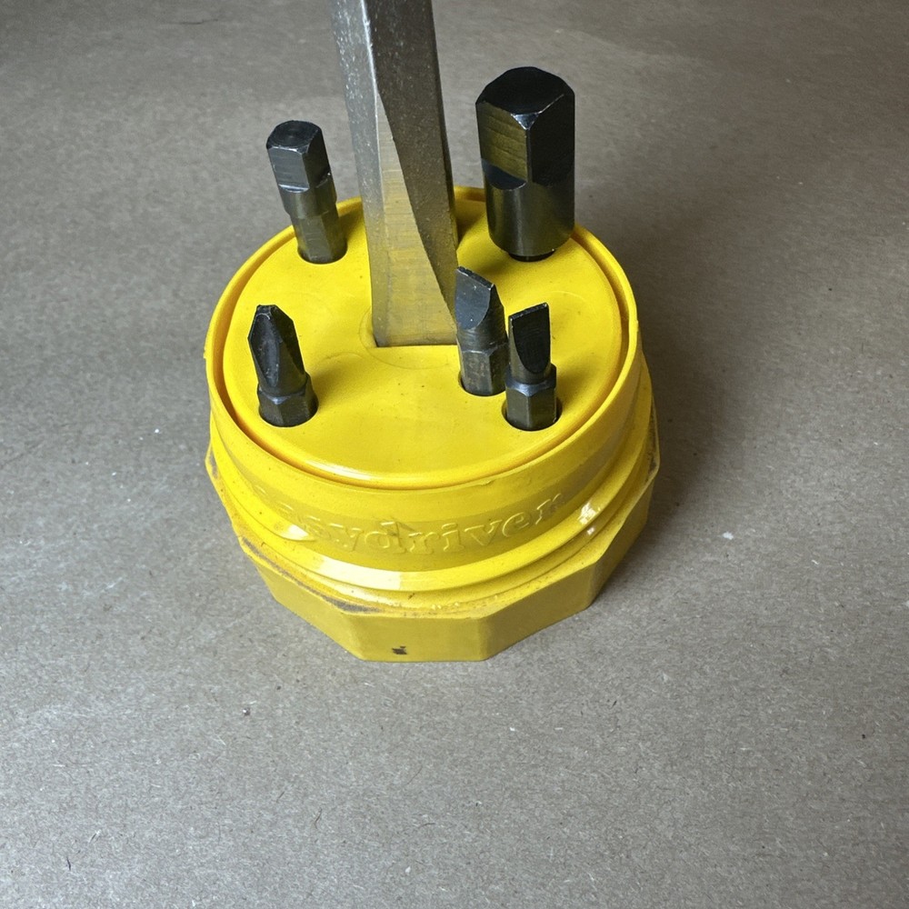 Vtg Creative Tools Inc. Easydriver Ratchet Ball W Everything (Yellow Case)