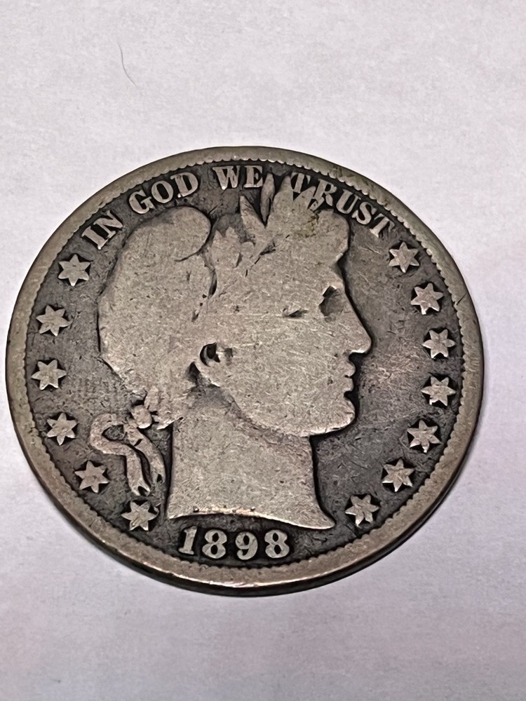 1898-P Barber Half Dollar