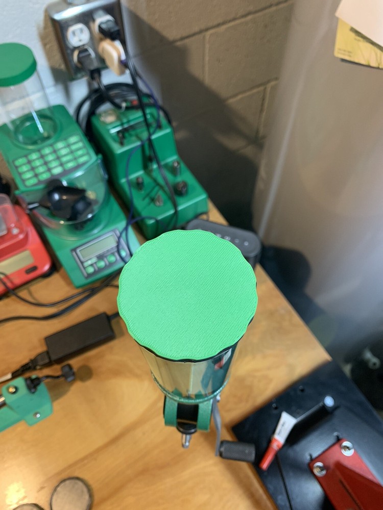RCBS unflow 3D printed cap Green flat uniflow II