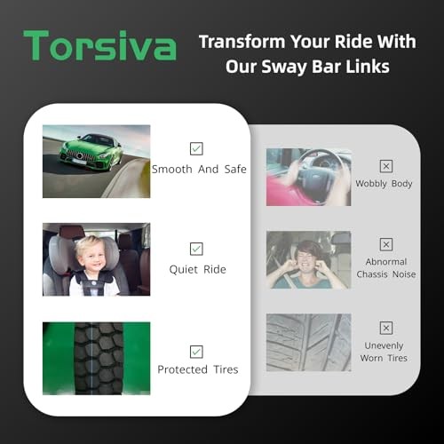 2PCS Front Stabilizer Sway Bar End Links for Buick 2012 2013 2014-2016