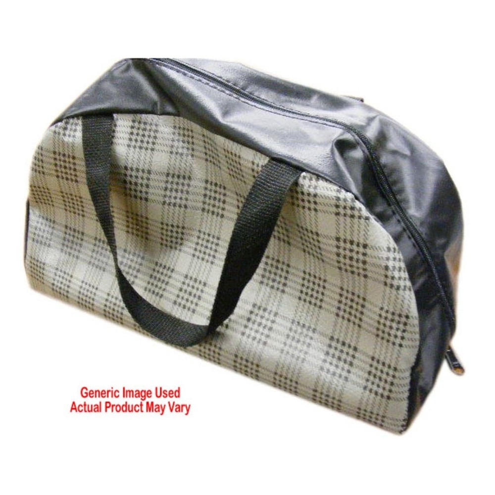 Trunk Tote Pack Bag Red Large Houndstooth Front