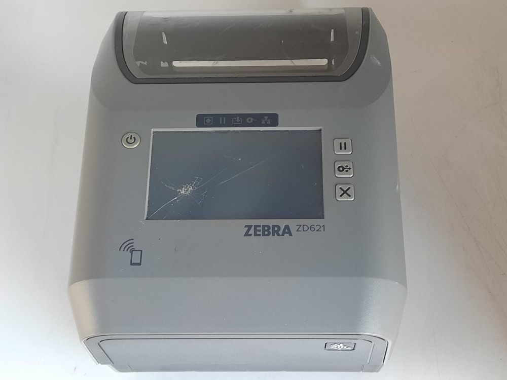 Zebra ZD621, ZD6A142-301F00EZ Thermal Printer-( Powers On )-UNTESTED
