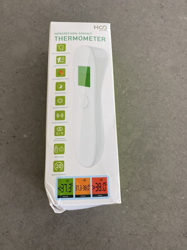 HCO Data & Care Infrared Non-Contact Thermometer | New W/ Fast Ship! READ