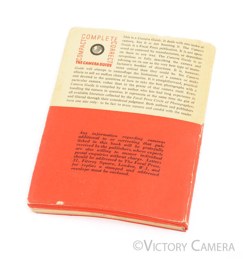 Focal Press Contarex Guide Camera Guide [GOOD]