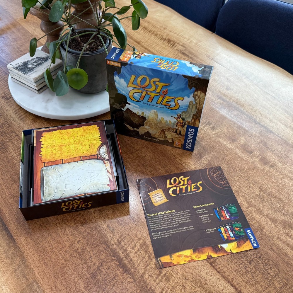 Lost Cities Board Game Insert - With Removeable Card Holders