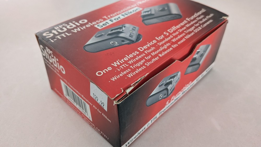 RPS Studio i-TTL Wireless Transmitter/Receiver Set For Nikon includes 2 sets