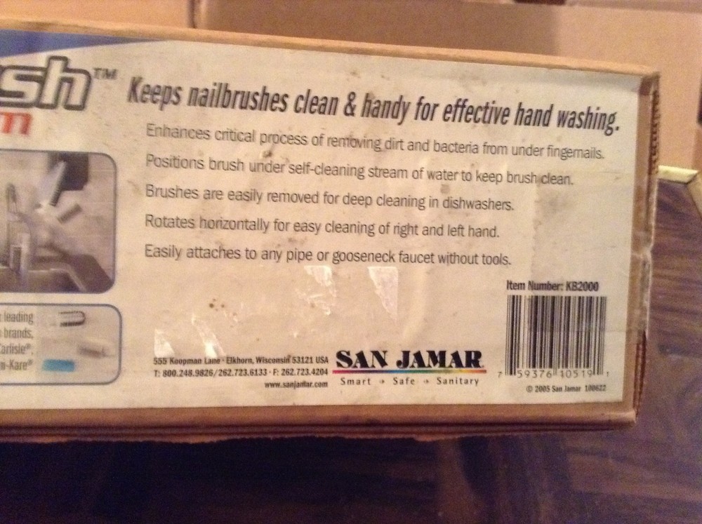 San Jamar clean brush system