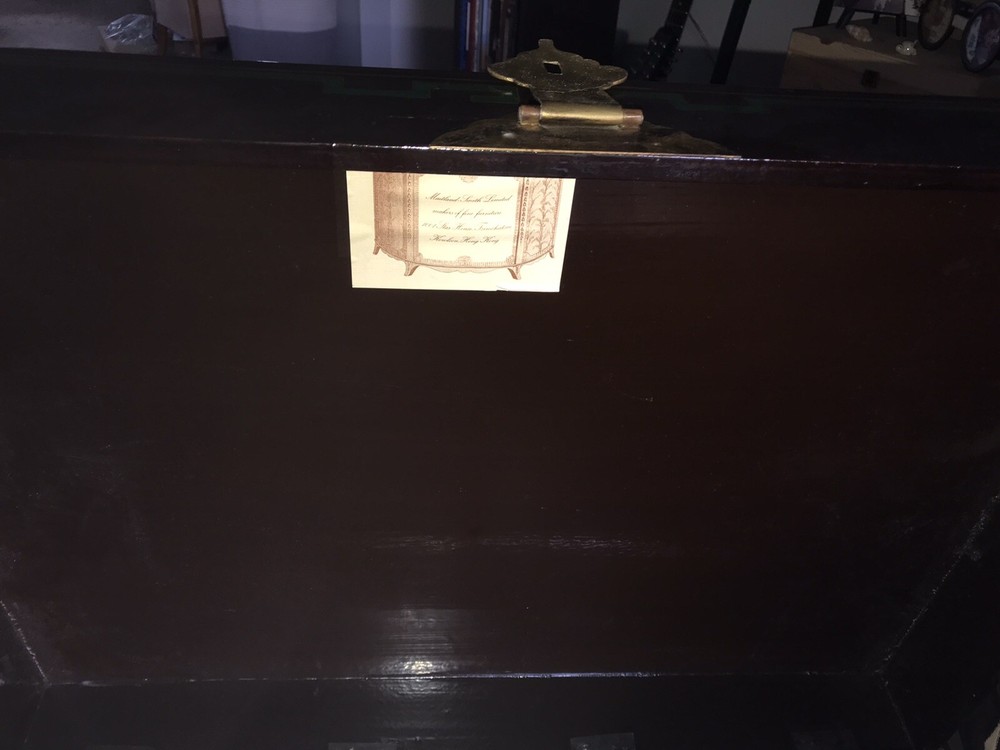 Maitland Smith Limited Hand-Painted Chest