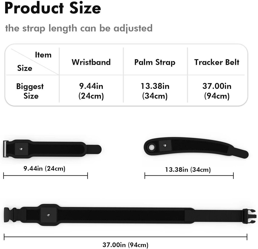 Bundle Tracker Track Belt & 4 Track Traps Full Body Tracking Combine 5 VIVE VR