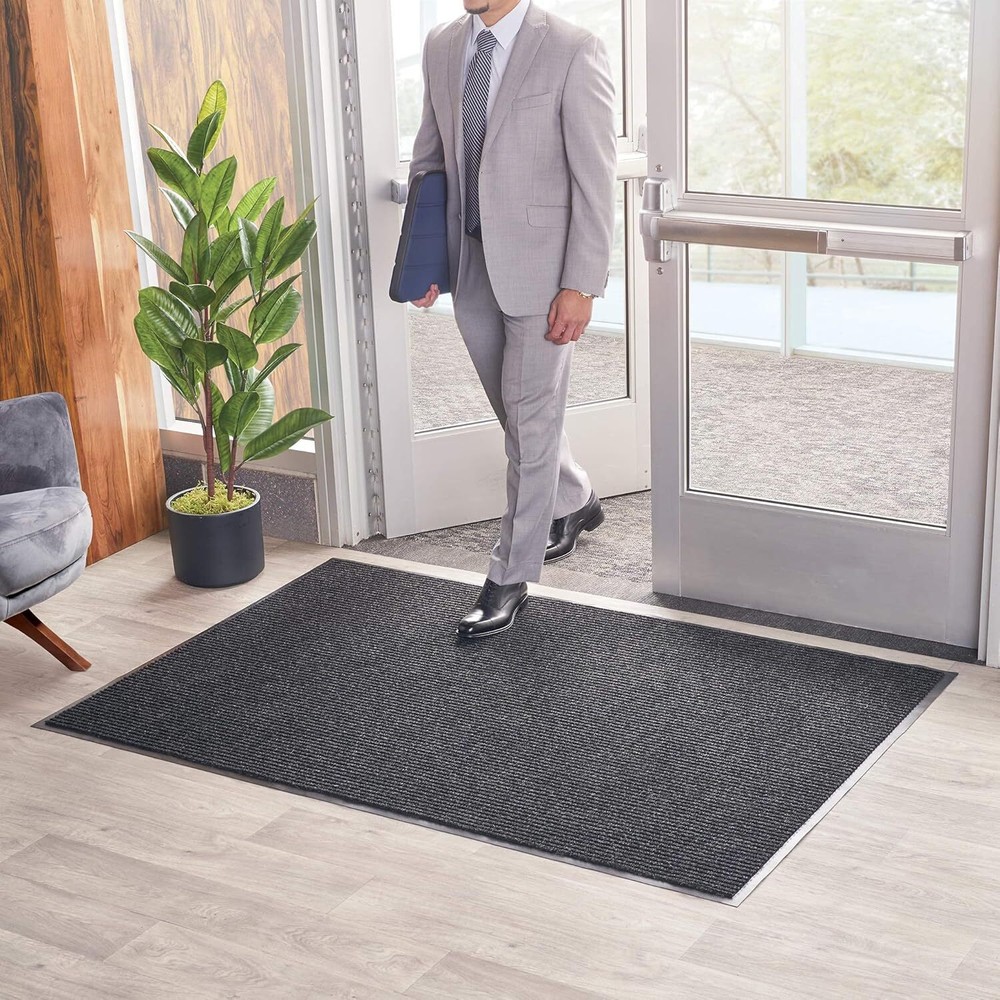 Consolidated Plastics Brush Dry Floor Mat, 3' Width x 5' , 3' Width x 5' Length