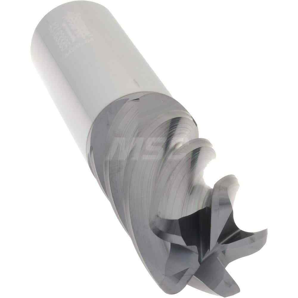 Accupro 3/4" Diam 5 Flute Single End Solid Carbide 1/8" Corner Radius End Mil...
