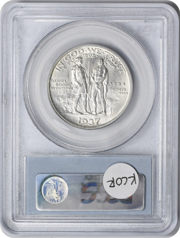 Boone Commemorative Silver Half Dollar 1937 MS64 PCGS