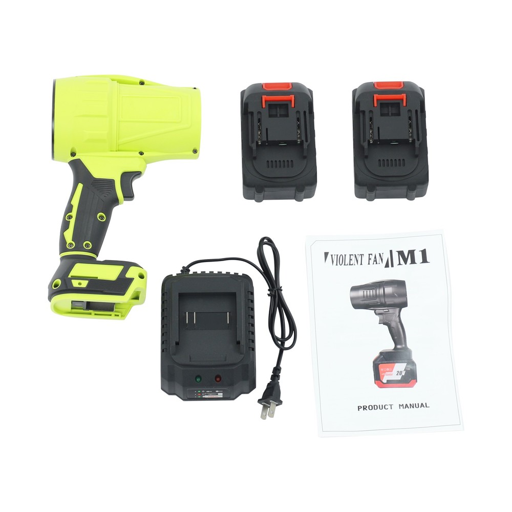 Portable Green Leaf Blower - Handheld Nylon Silicone Dust Cleaner